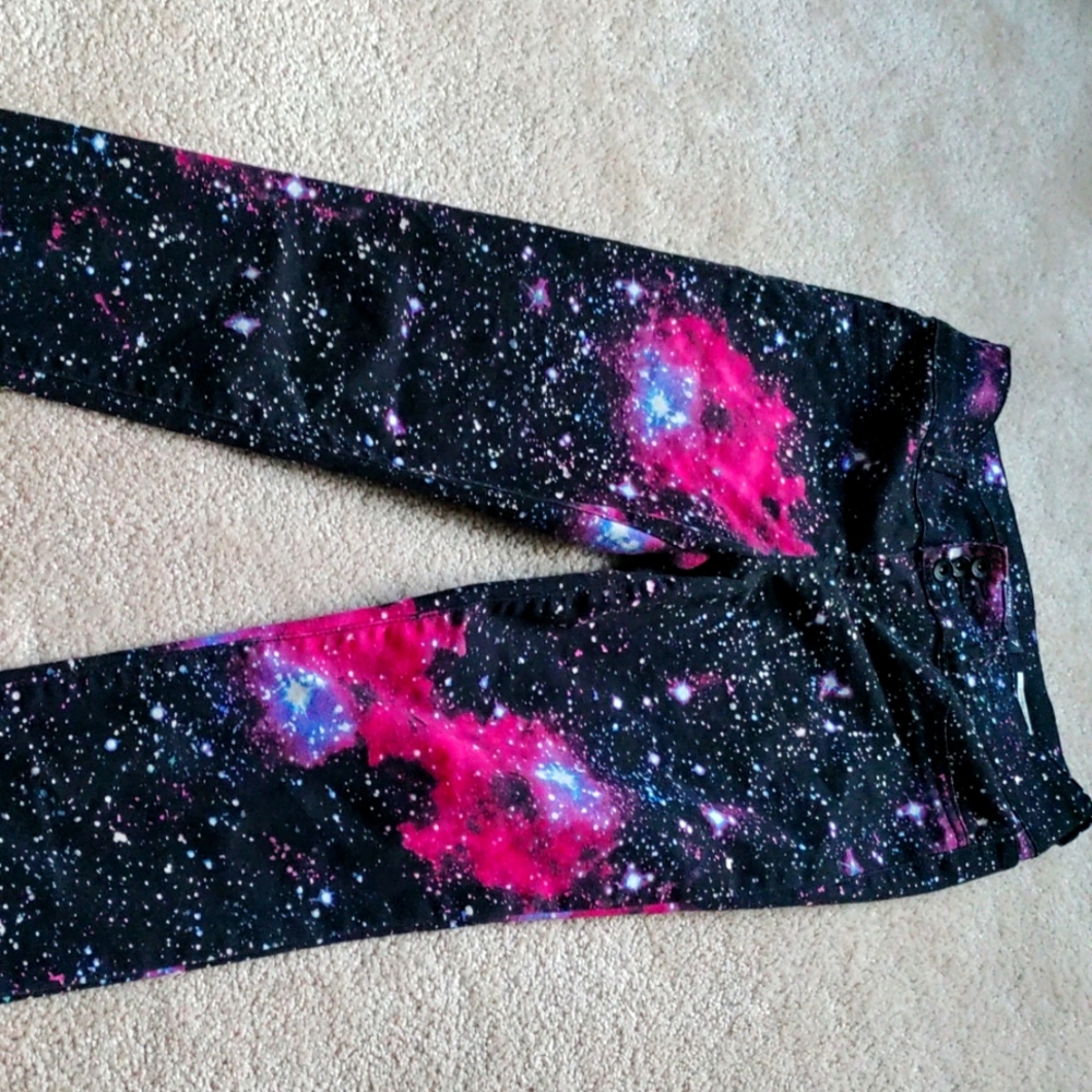 Hot topic galaxy skinny jeans